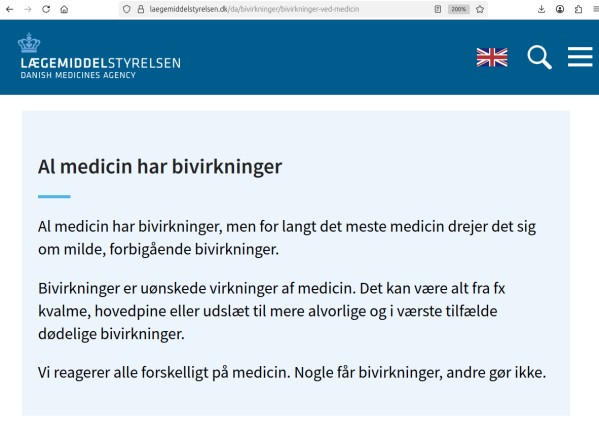 Dødelige Bivirkninger
